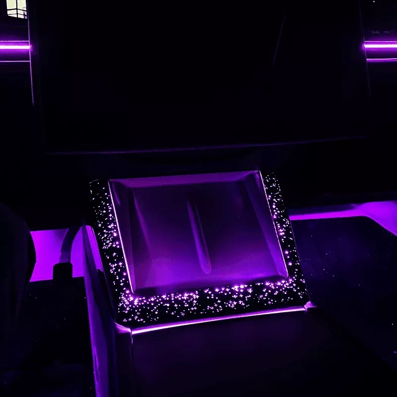 Starry Galaxy Wireless Charging Port Ambient Light for Model 3 Highland / Model Y Juniper