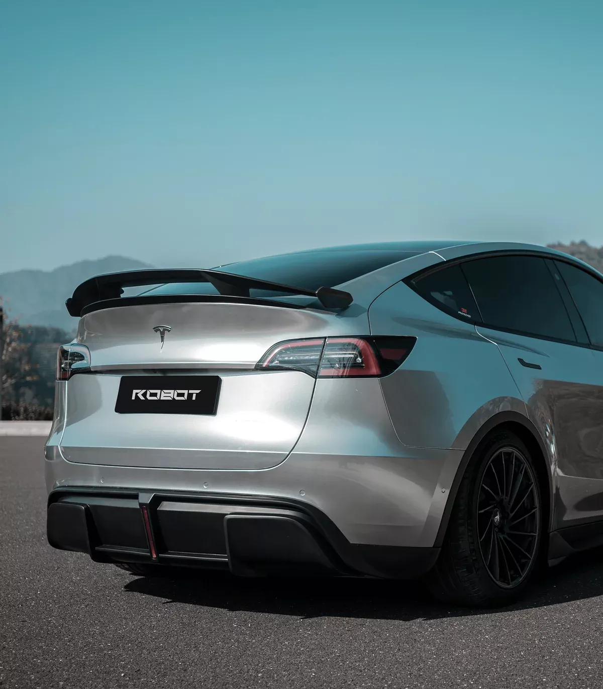 “STARSHIP” Rear Spoiler Wing for Tesla Model Y Performance Carbon Fiber / FRP