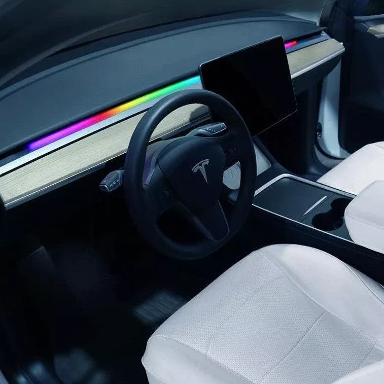 Streamer LED Ambient Light for Model 3/Y (2020-Present) | App Controlled