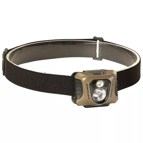 Streamlight Enduro Pro, Headlamp, Green C4 LED 200 Lumens, Three AAA Batteries, Coyote Brown Finish 61425
