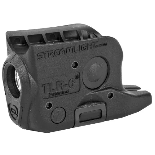 Streamlight TLR-6, Weaponlight, Fits Glock 42/43, White LED, 100 Lumens, Includes 2 CR 1/3N Lithium Batteries, Black 69280
