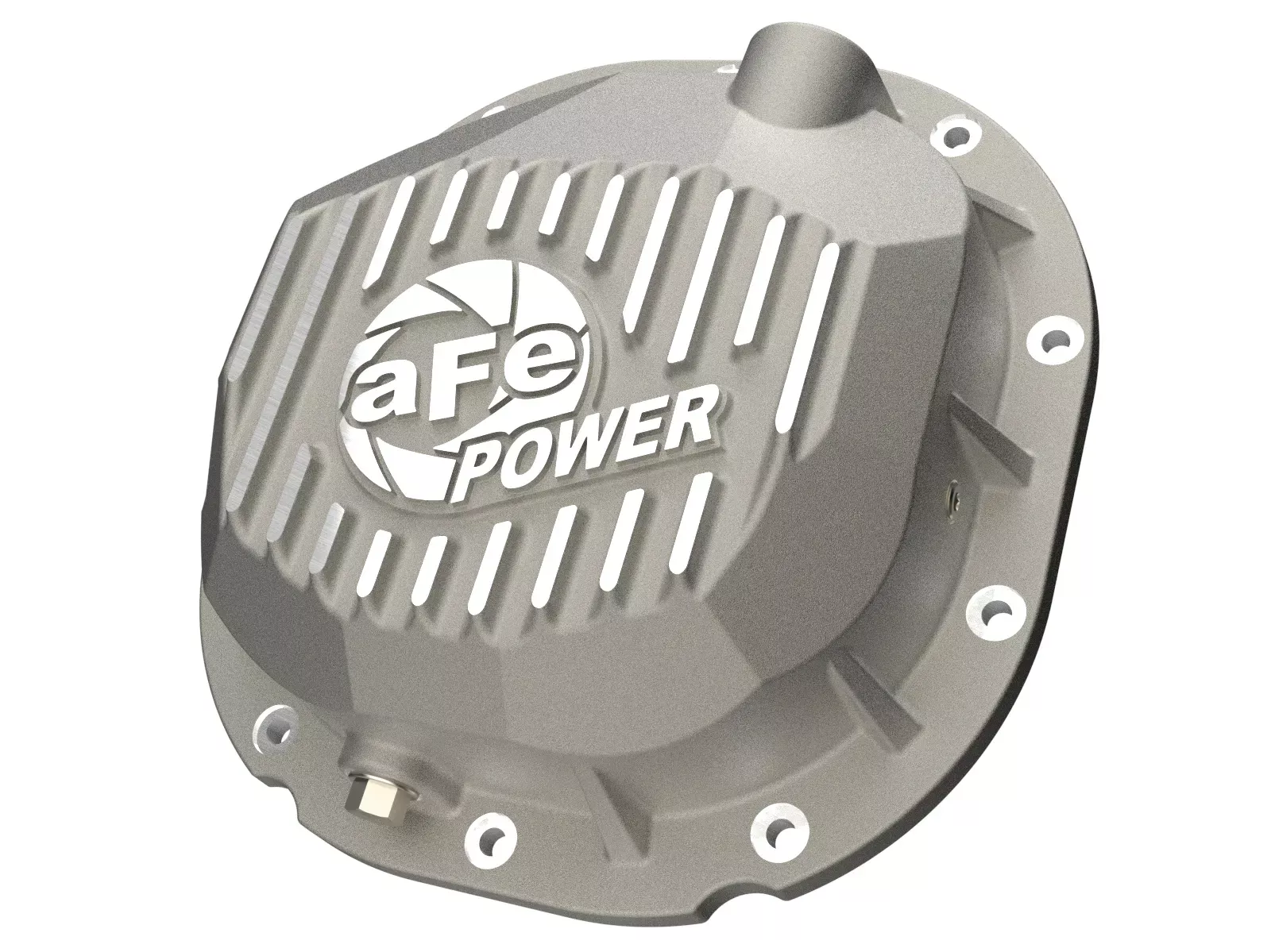 Street Series Rear Differential Cover Raw w/ Machined Fins