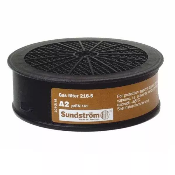 Sundstrom Mask A2 Gas Filter SR218 Paint Respirator SR100 SR200 SR500 Vapour Face Mask