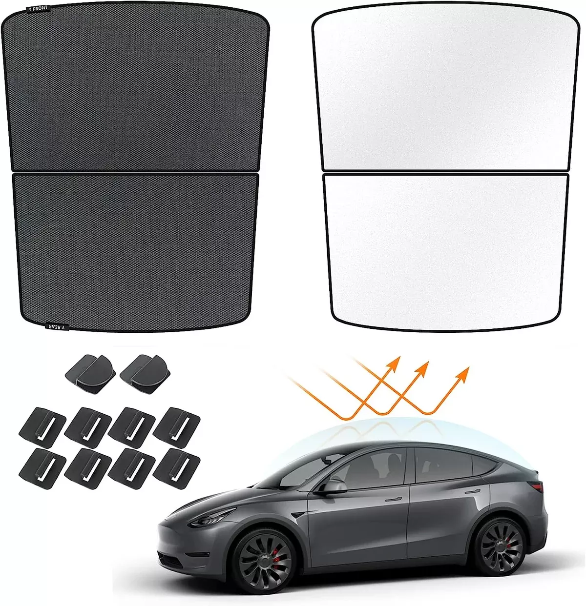 Sunroof Shade – Heat Isolate (2 Piece) | Tesla Model Y (2021-2023)