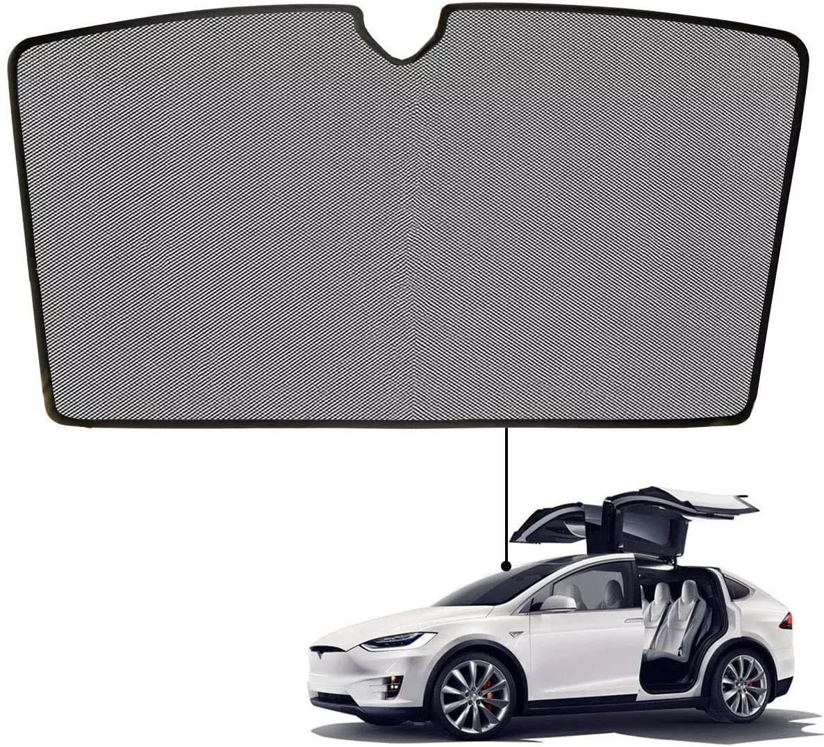 Sunroof Sunshade (Front Sunshade) | Tesla Model X 2016-2023