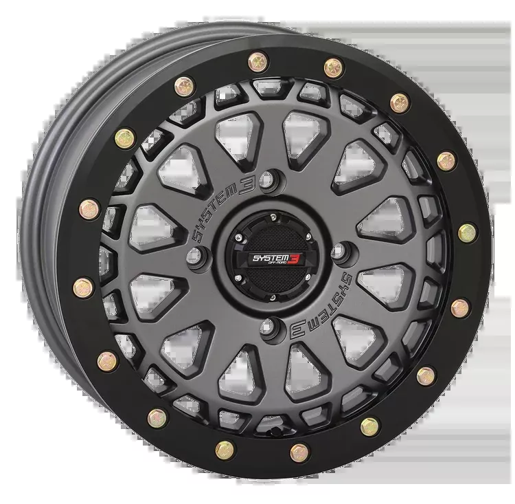 System 3 Beadlock SB-6 Wheel- Matte Gun metal grey