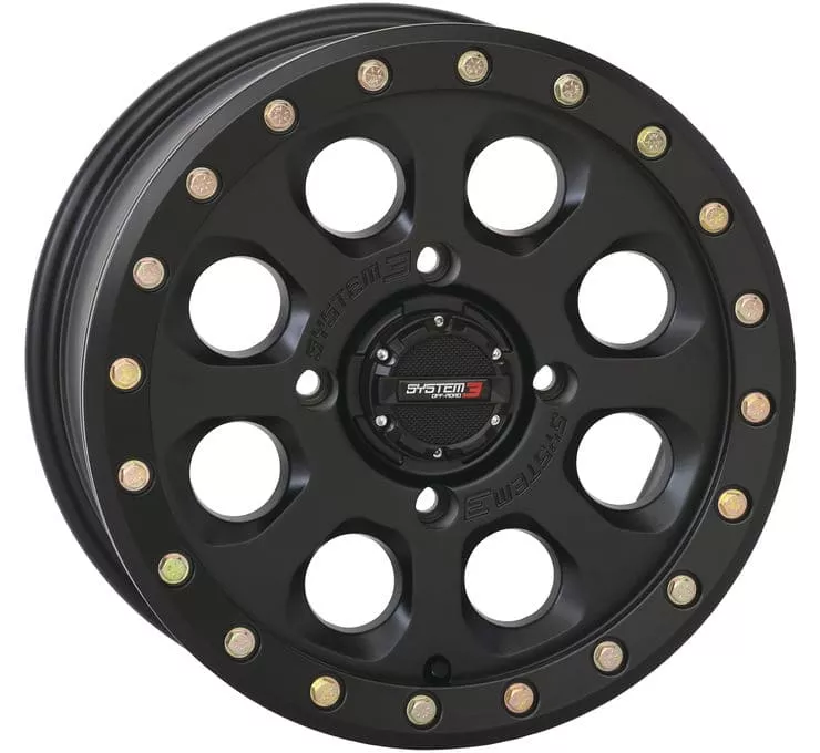 System 3 SB-7 Beadlock Wheels – Matte Black