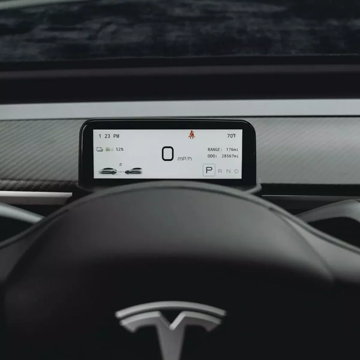 TESERY 4.6” Mini Display Screen for Tesla Model 3 / Y