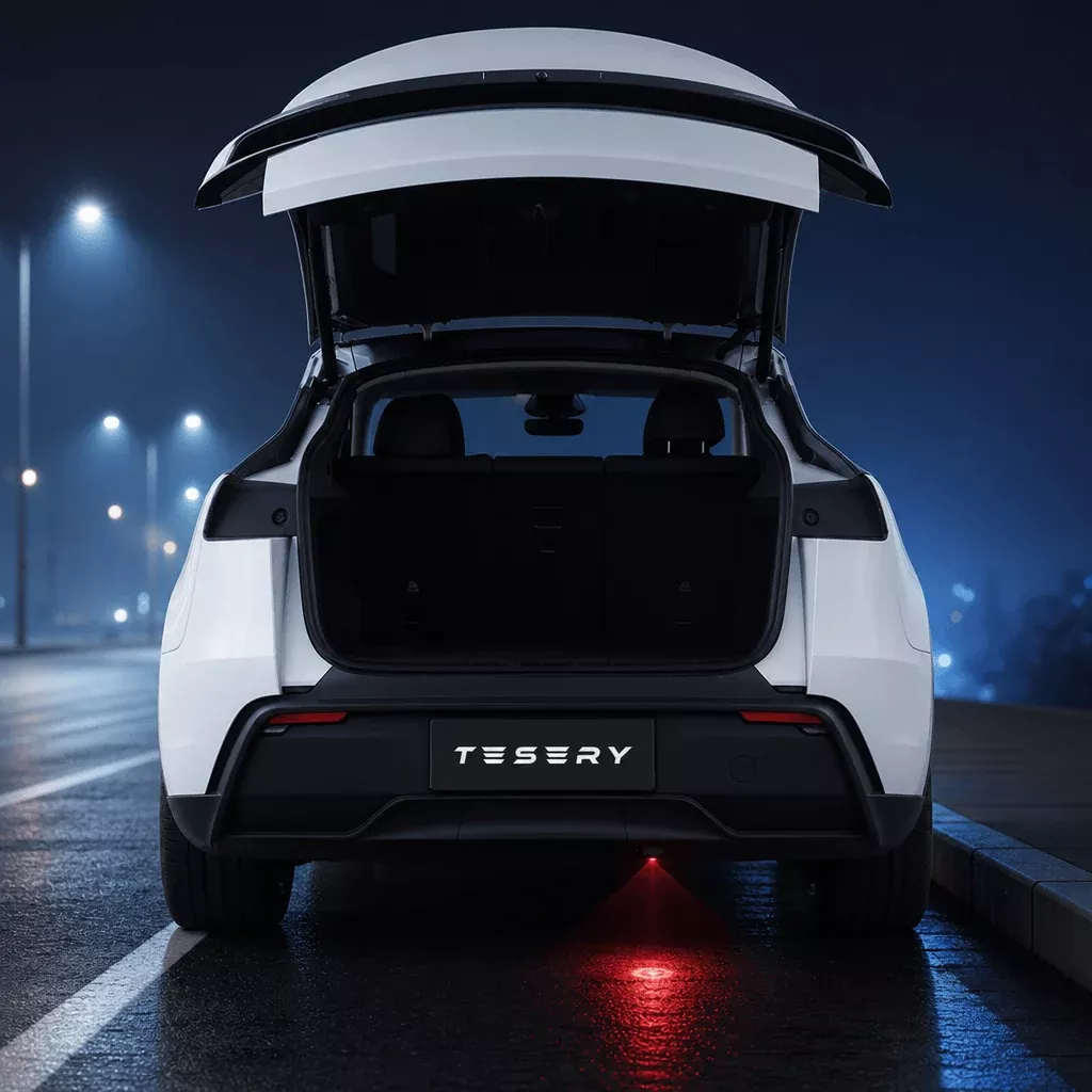 TESERY Laser-Guided Kick-to-Open Trunk Sensor Light for Model Y (2020–2026)