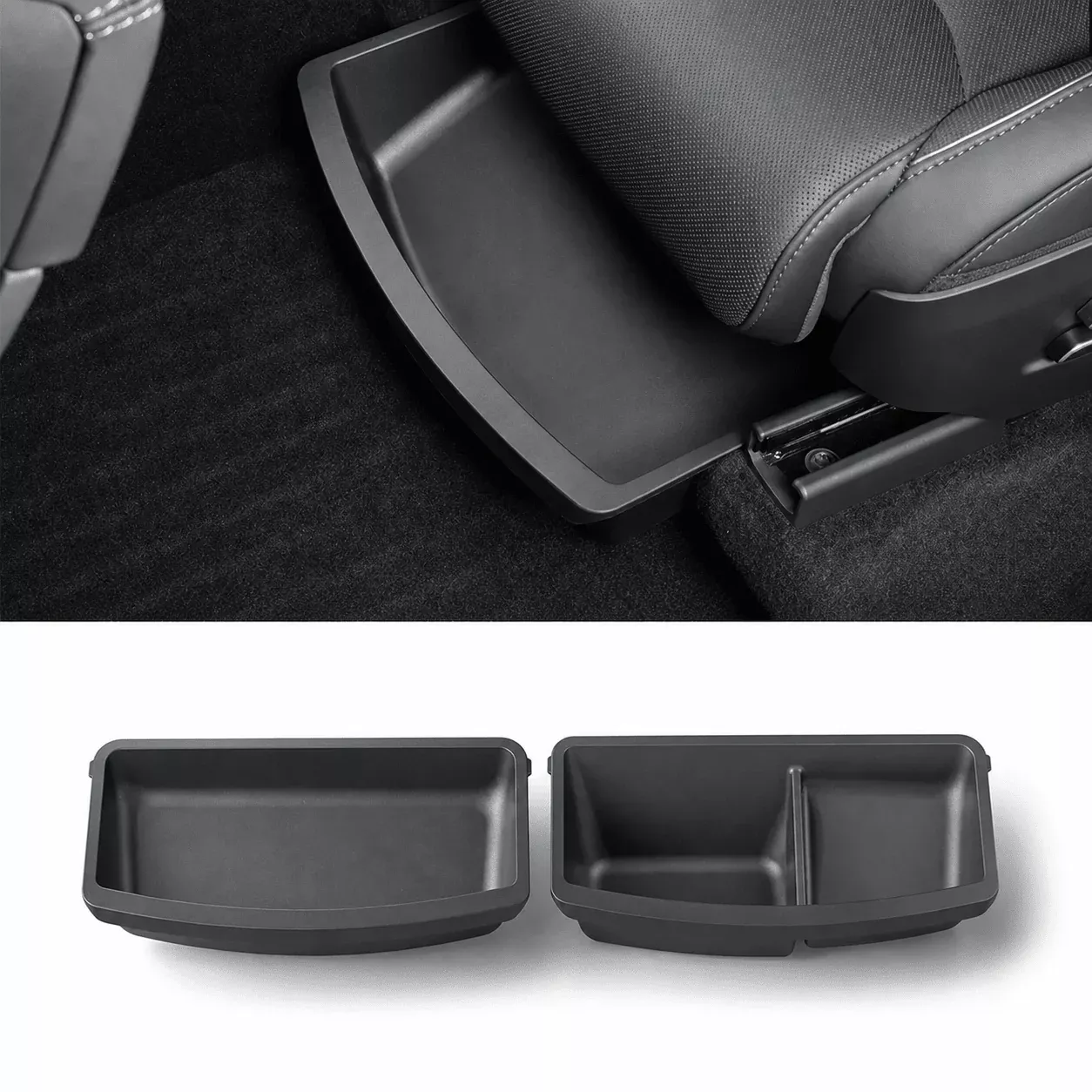 TESERY Under Front Seat Storage Box for Model YL 6-Seater