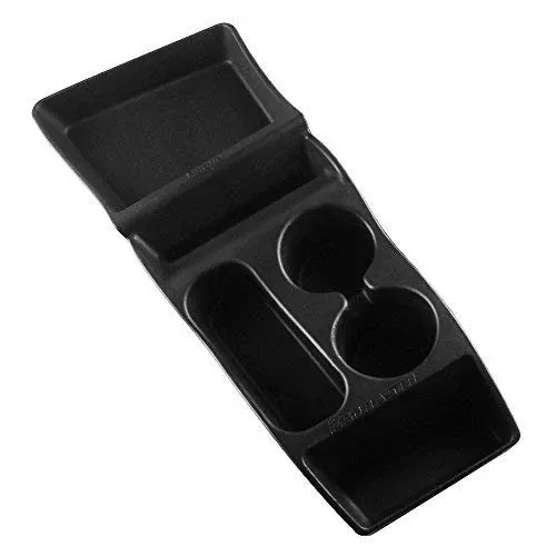 Tesla Model S Center Console Container/Cup Holder (Silicone, Black) | Tesla Model S 2012-2015