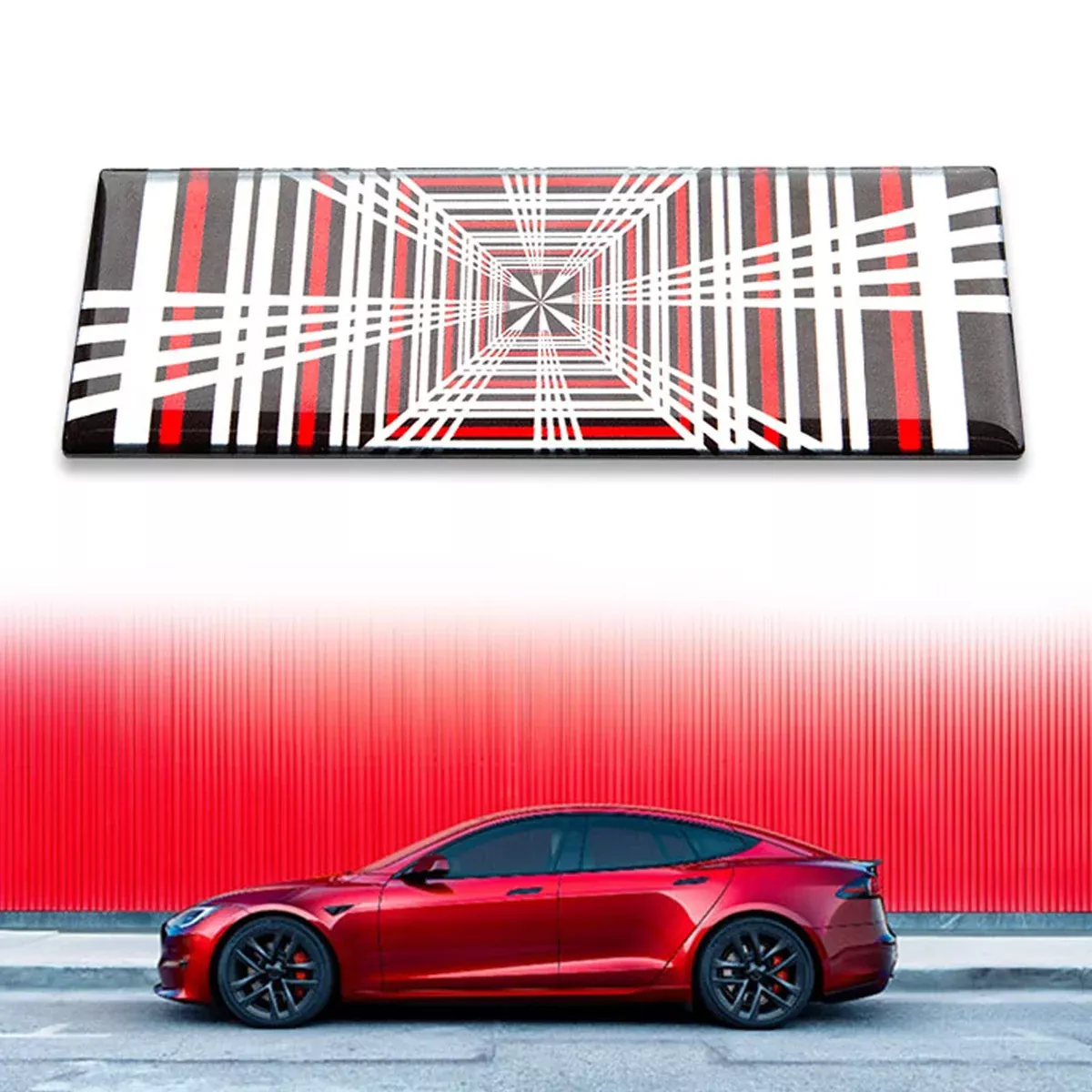 Tesla Plaid Emblem