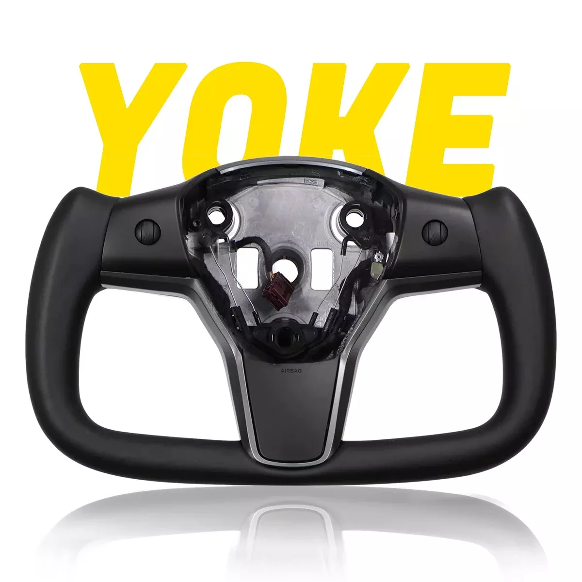 Tesla Yoke Steering Wheel for all Models 3 X S and Model Y (All Years)
