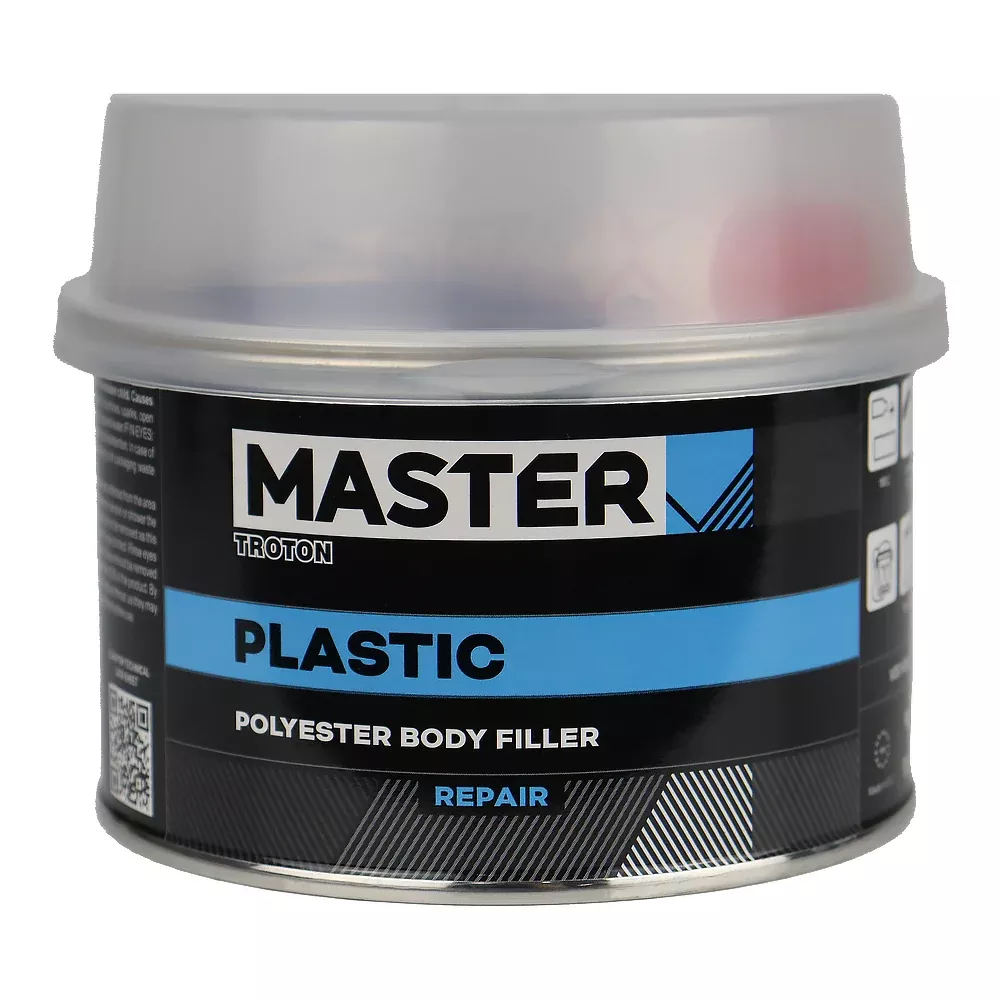 TROTON Master Plastic Filler 400gm Includes Hardener Flexible Polyester Putty Repair