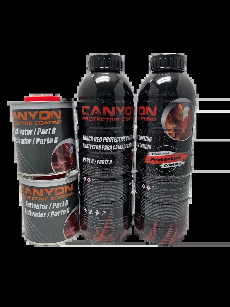 Truck Bed Liner, Black, 2 Quarts with Activator