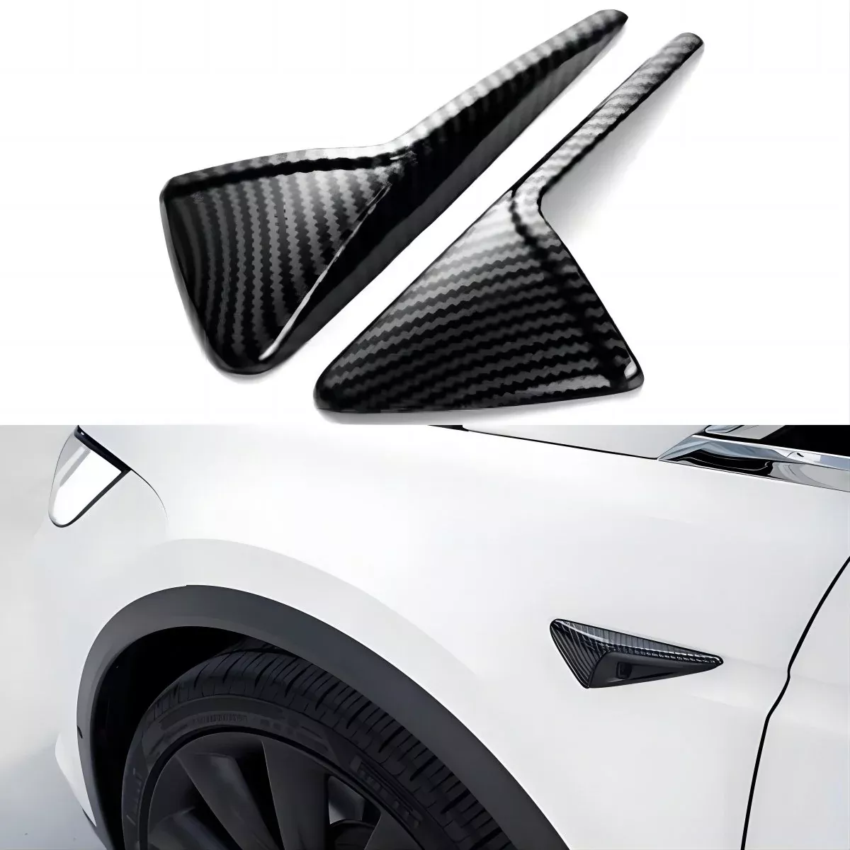 Turn Signal Side Camera Cover For Tesla Model 3/Y( 1 Pair )