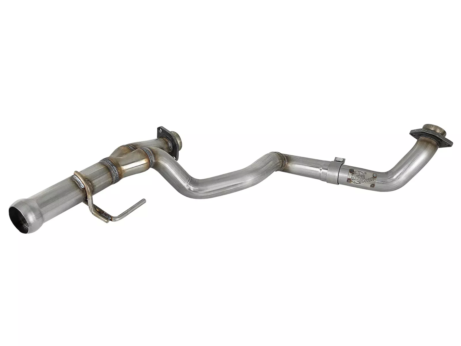 Twisted Steel 2-1/4 IN 409 Stainless Steel Y-Pipe