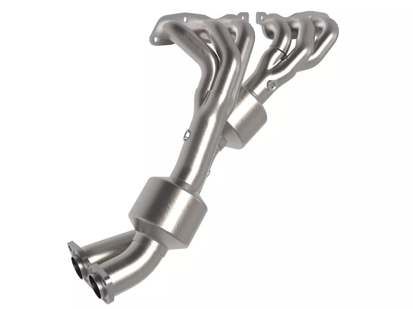 Twisted Steel 304 Stainless Steel Header w/ Cat