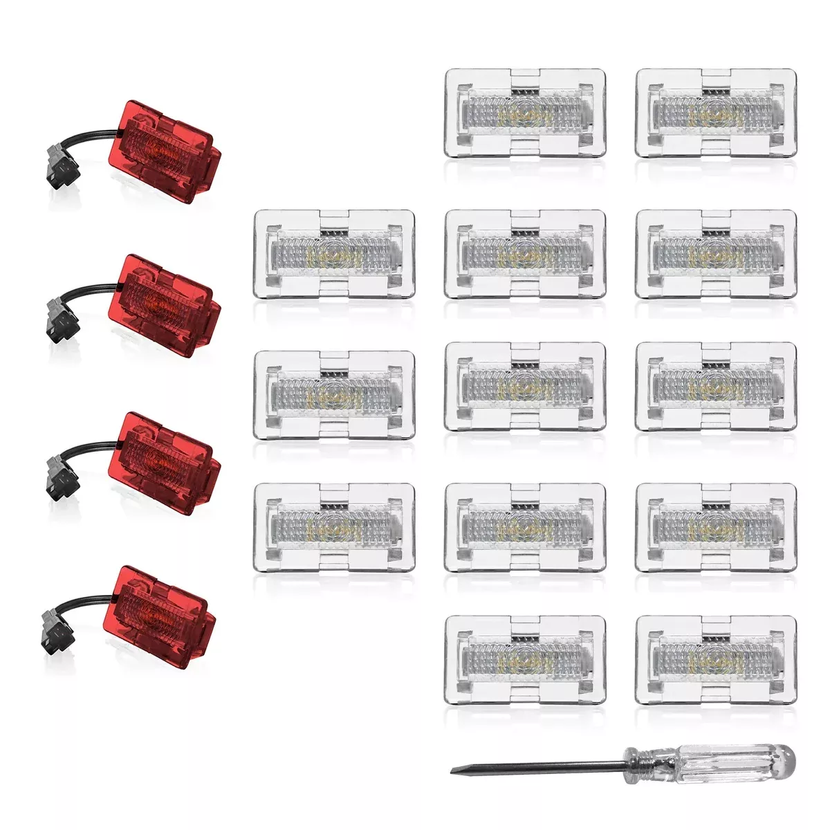 Upgraded (17 Pc Set) LED Light Kit | Tesla Model S