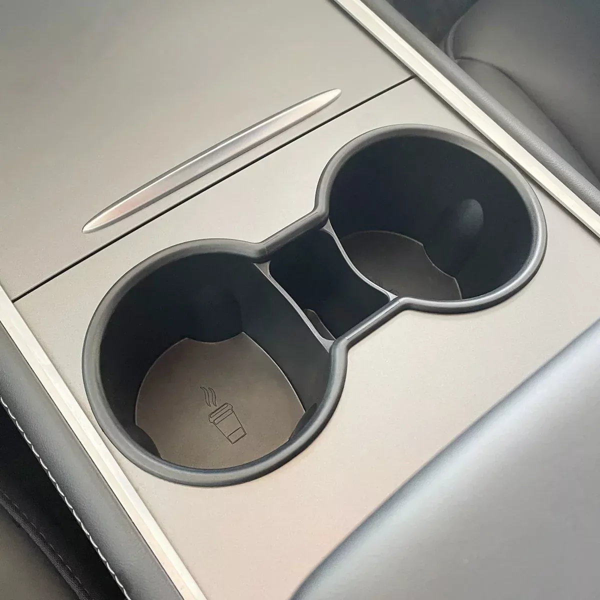 Upgraded Tesla Cup Holder Insert | Tesla Model Y Model 3 2024 2023 2022 2021
