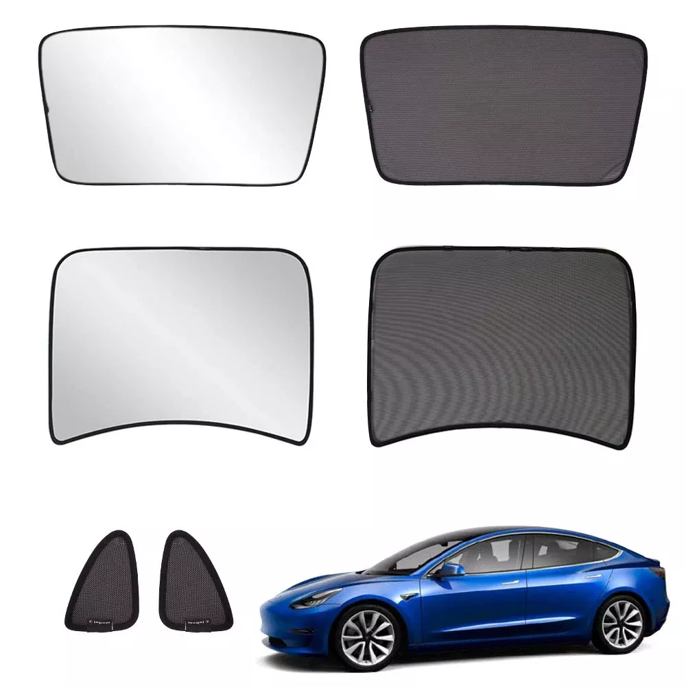 Upgraded Two-Layer Sunshade | Tesla Model 3 (6PCS) (2019-2023)
