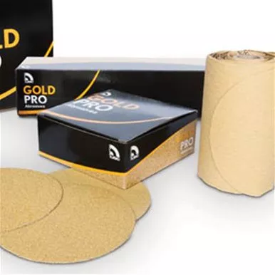 USC 82420 6" 1000 Grit Velcro Gold Discs 25/Box