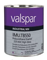 Valspar TB550 Polyurethane Enamel High Gloss 2.8 Liter