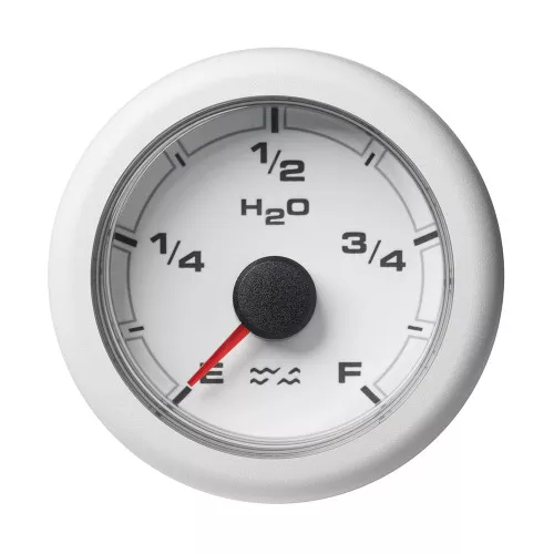 VDO Marine 2-1/16" (52mm) OceanLink Waste Water Gauge - White DialBezel