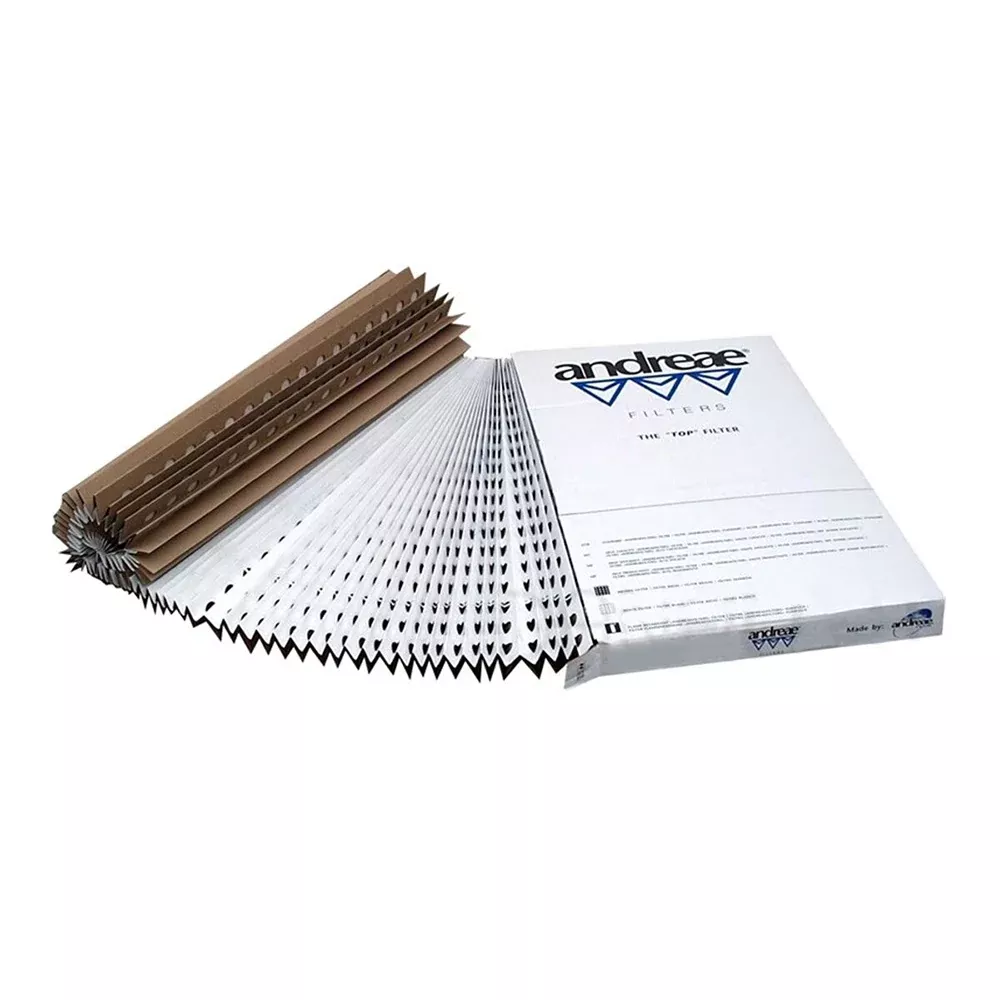 VELOCITY Concertina Spray Booth Exhaust Filter White 90cm x 9.2m