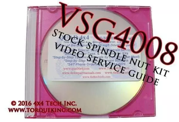 VSG4008 1994-2002 Ram 2500, Ram 3500 Rear Wheel Bearing Service Video