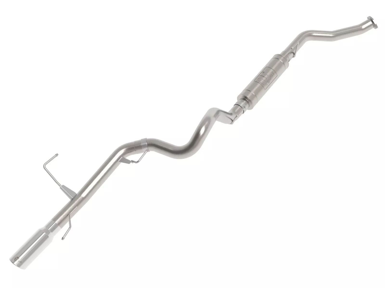 Vulcan Series 3 IN Stainless Steel Rear Exit Exhaust System w/ Polished Tip