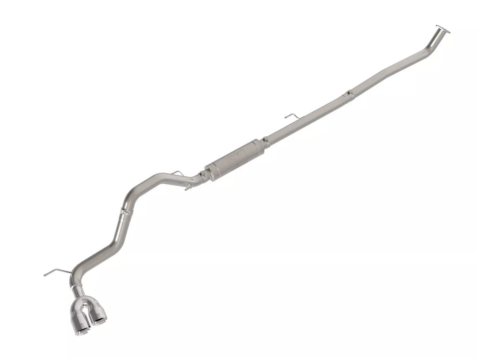 Vulcan Series 3 IN Stainless Steel Rear-Side Exit Exhaust System w/ Polished Tip