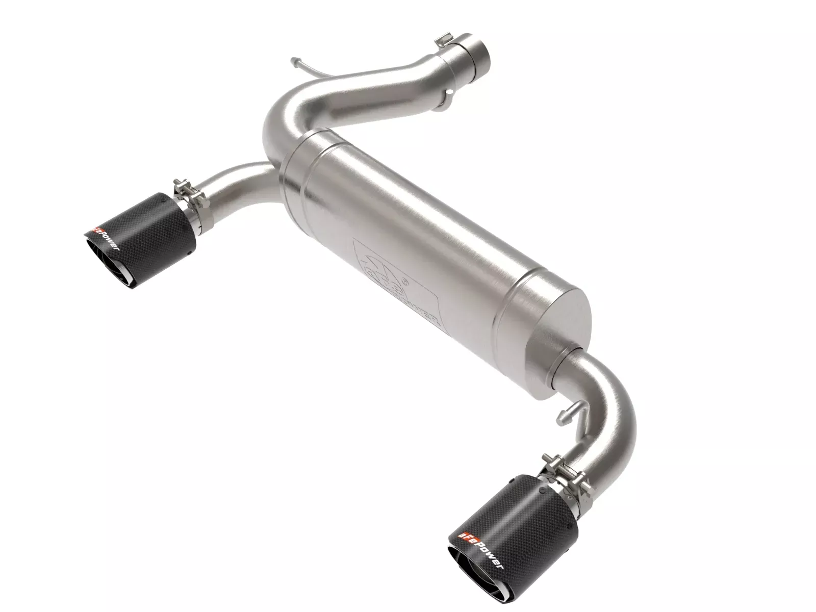 Vulcan Series 3 IN to 2-1/2 IN 304 Stainless Steel Axle-Back Exhaust System w/ Carbon Fiber Tip