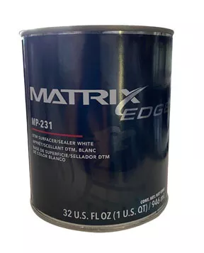 (X)Matrix Edge MP-231 DTM Primer Surfacer/Sealer White Quart