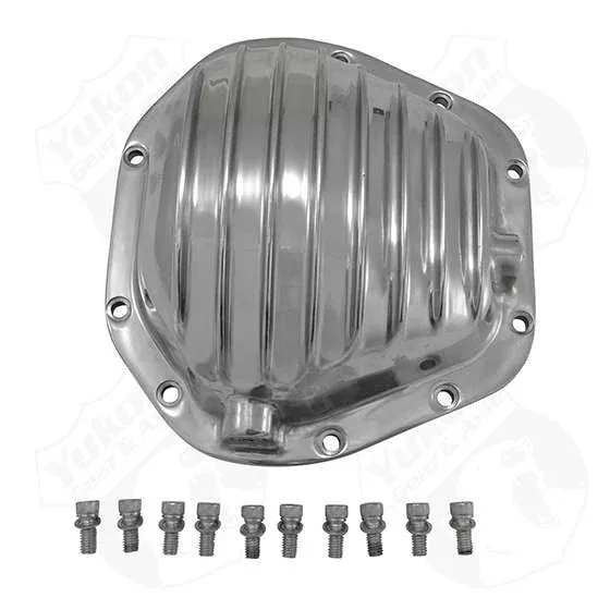 YP C2-D60-STD Yukon Dana 60 Finned Polished Aluminum Diff Cover