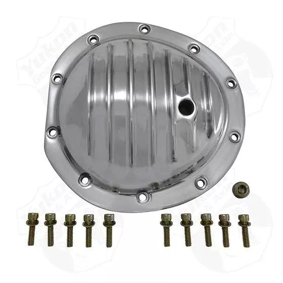 YP C2-GM8.5-F Yukon Polished Aluminum Cover for GM 10 Bolt Front